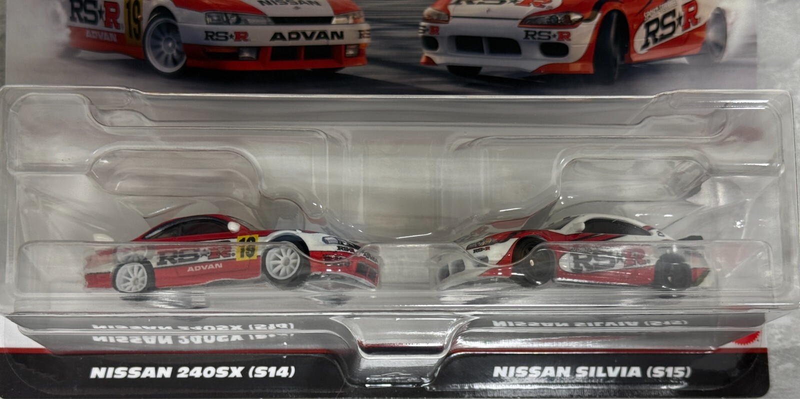 Hot Wheels Premium Car Culture Twin 2 Pack Nissan 240SX S14 & Nissan Silvia S15