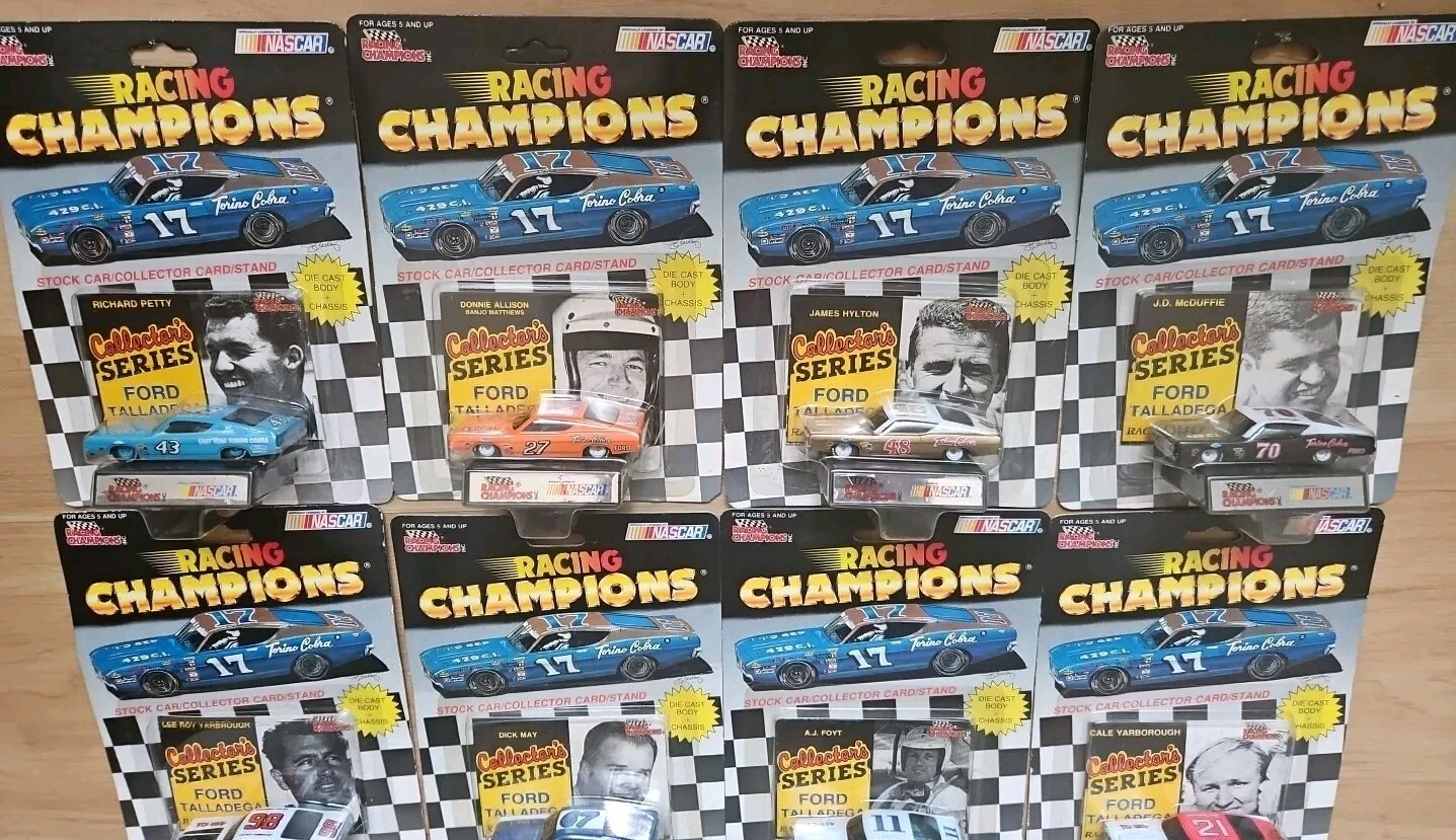12X NEW NASCAR RICHARD PETTY DON ALLISON FORD TALLADEGA DIECAST 1:64 CARS! S115
