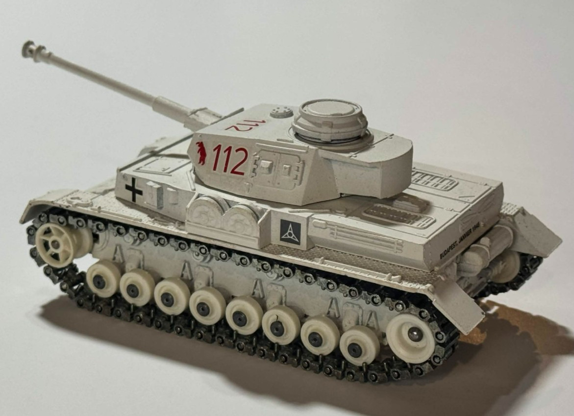 Solido – PZ IV-SD KFZ 161 Mini Tank White VGC 1:50 Scale (625v20) No-6073