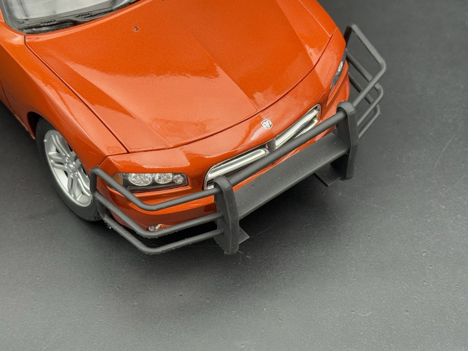 1/18 Go Rhino Wrap Around Push Bumper Pushbar Welly Dodge Charger Police 1851