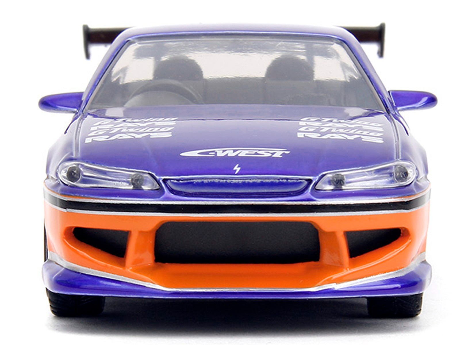 2001 NISSAN SILVIA S15 RHD BLUE “FAST & FURIOUS” 1/32 DIECAST CAR BY JADA 34446