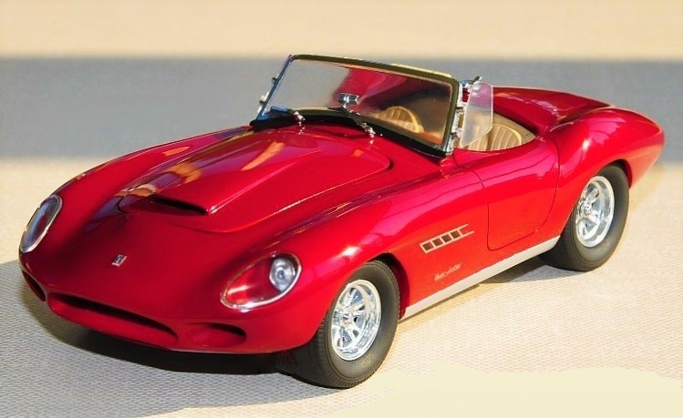 Concept Car w/ 57Chevy55 Corvette V8 Engine 1963 Custom Built 1:24Race18Model12