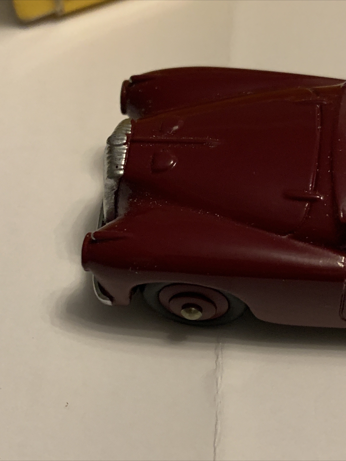 ODGI TOYS OF YESTERDAY 907 CAR MODEL: DAIMLER CONQUEST IN DARK RED/MAROON