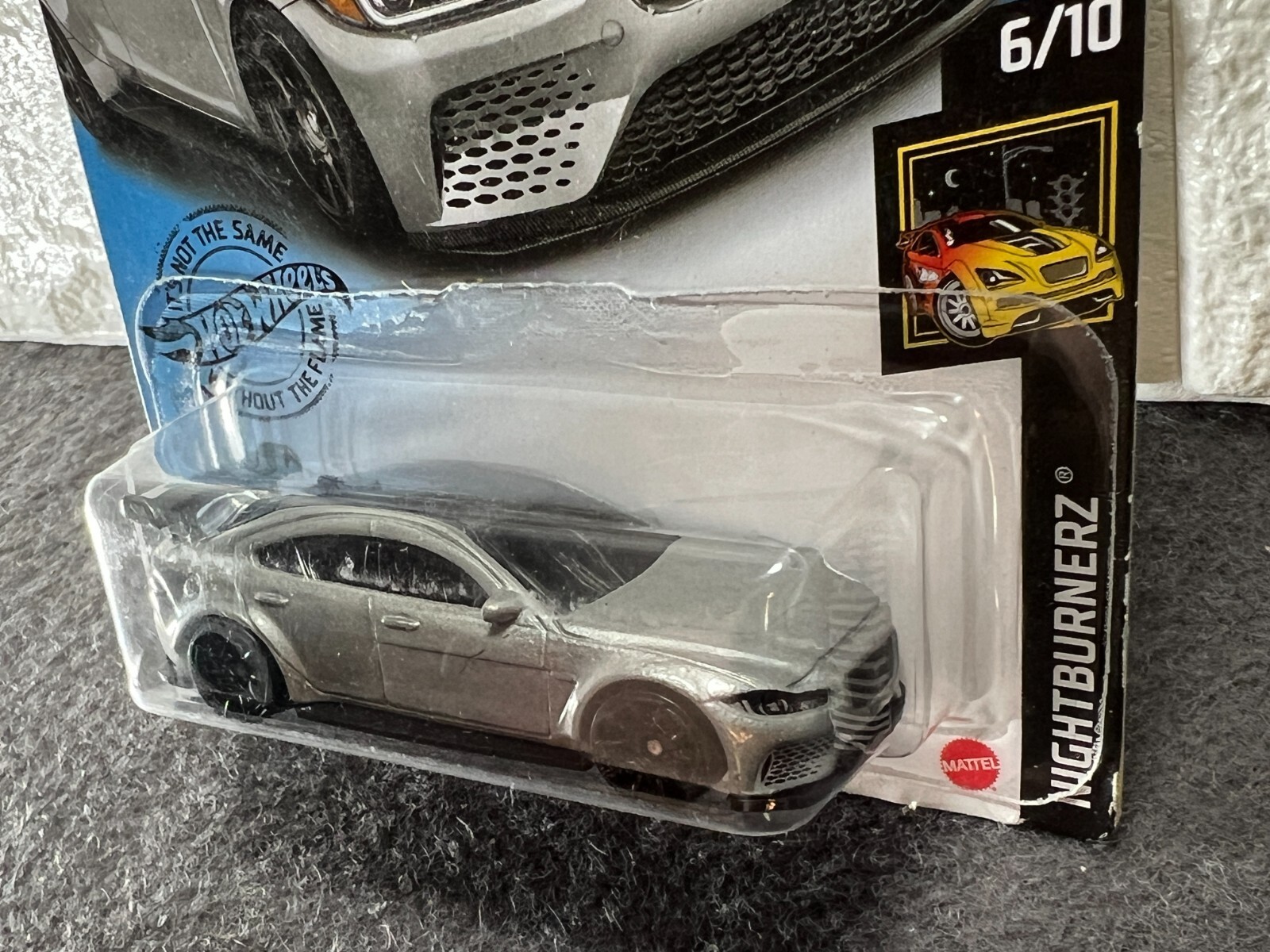 Hot Wheels Nightburnerz 6/10 Jaguar XE SV Project 8 171/250 Silver