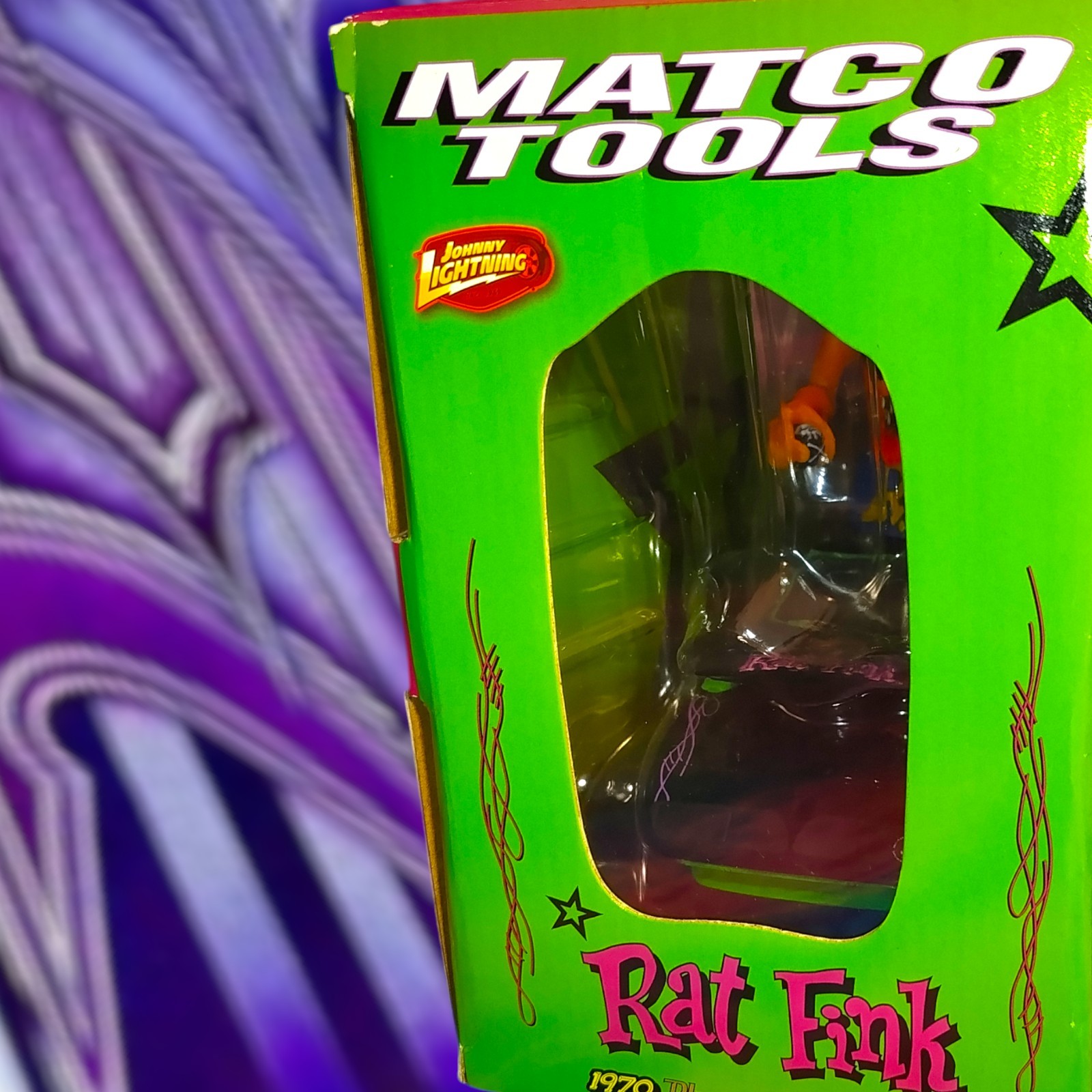 LIMITED EDITION MATCO TOOLS RAT FINK DIE CAST 1970 PLYMOUTH SUPERBIRD 1:24 SCALE