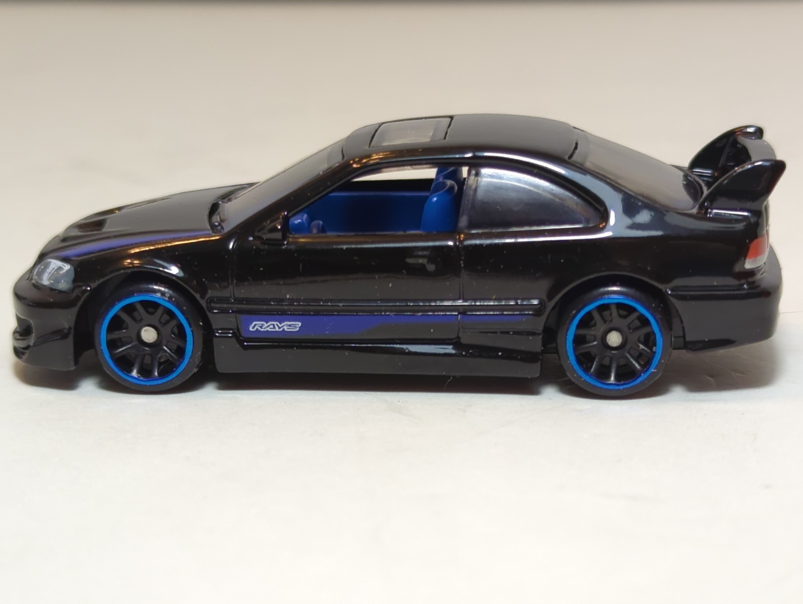 2001 Honda Civic Si Hot Wheels 2025 Japan Silver Series Black GRY27 1:64 Loose