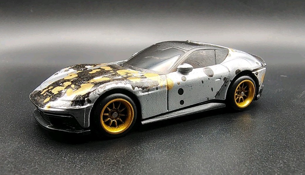 *Custom Hot Wheels* Ferrari 12Cilindri “Artsy Silverian” By NoScalpCustoms