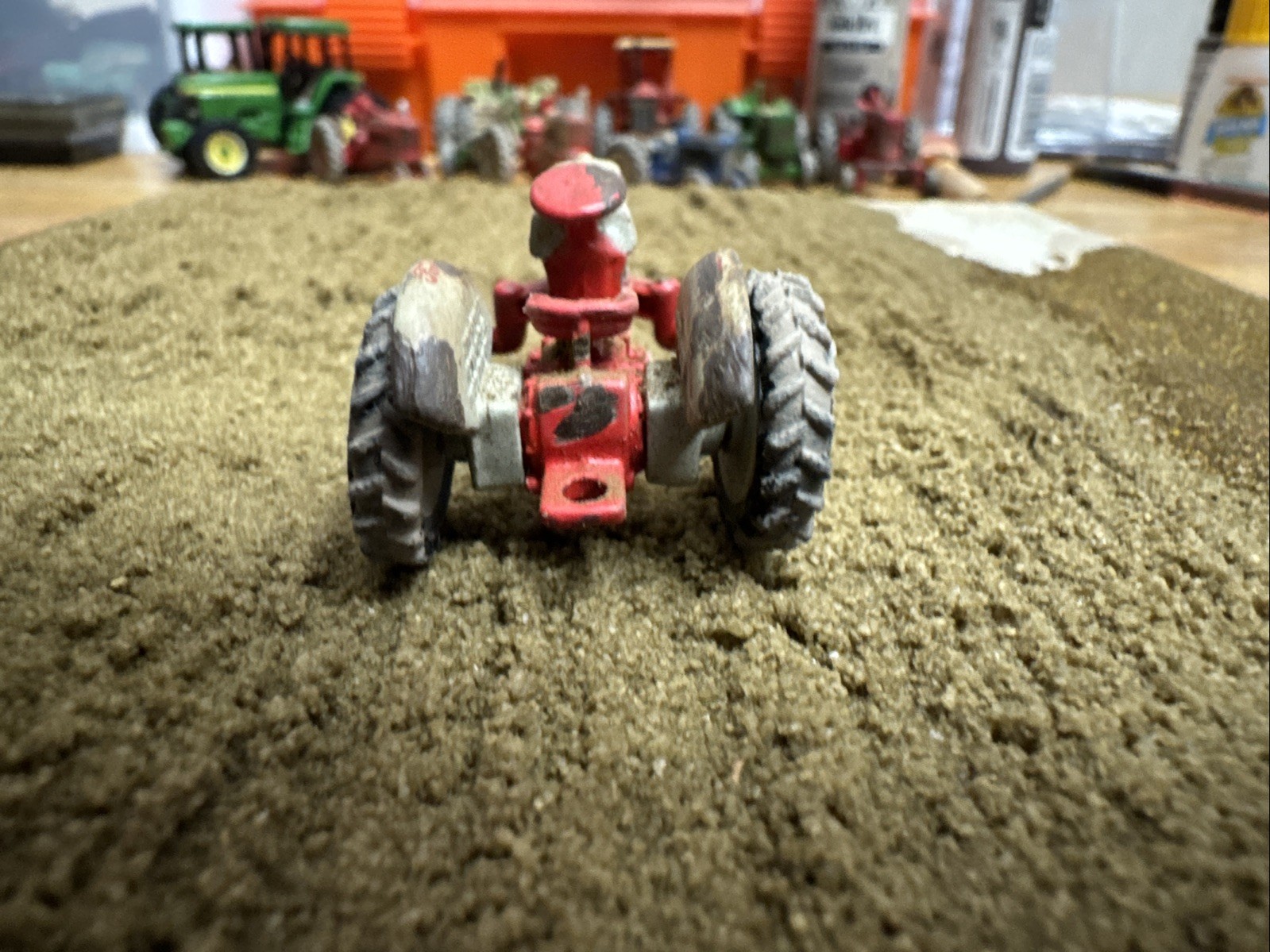1940s Ford Model 8N Tractor. 1:64 Weathered Rusty Farm Used.