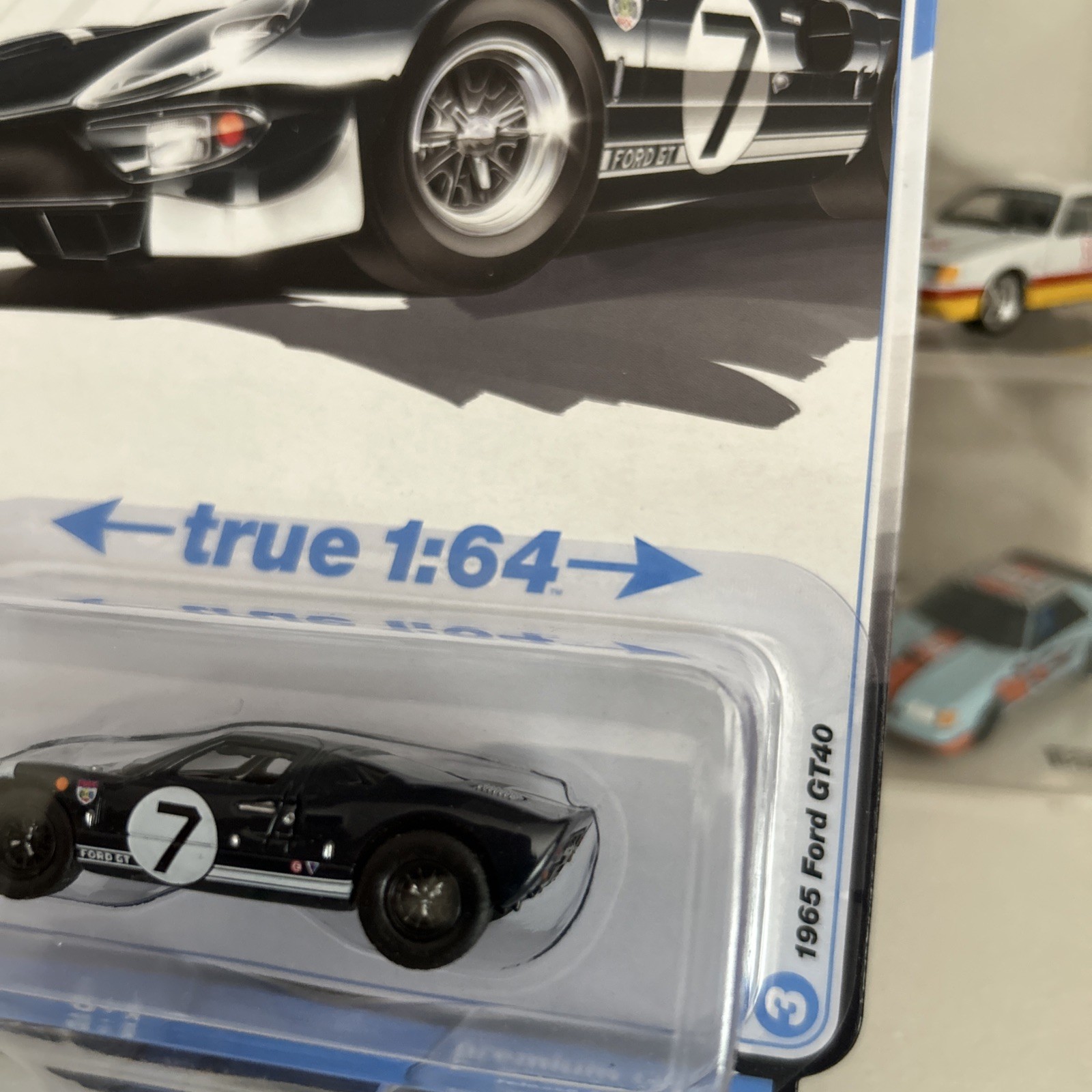MAJORETTE 1/64 1965 FORD GT40 MK1 + AUTO WORLD 65 GT40 2 CARS