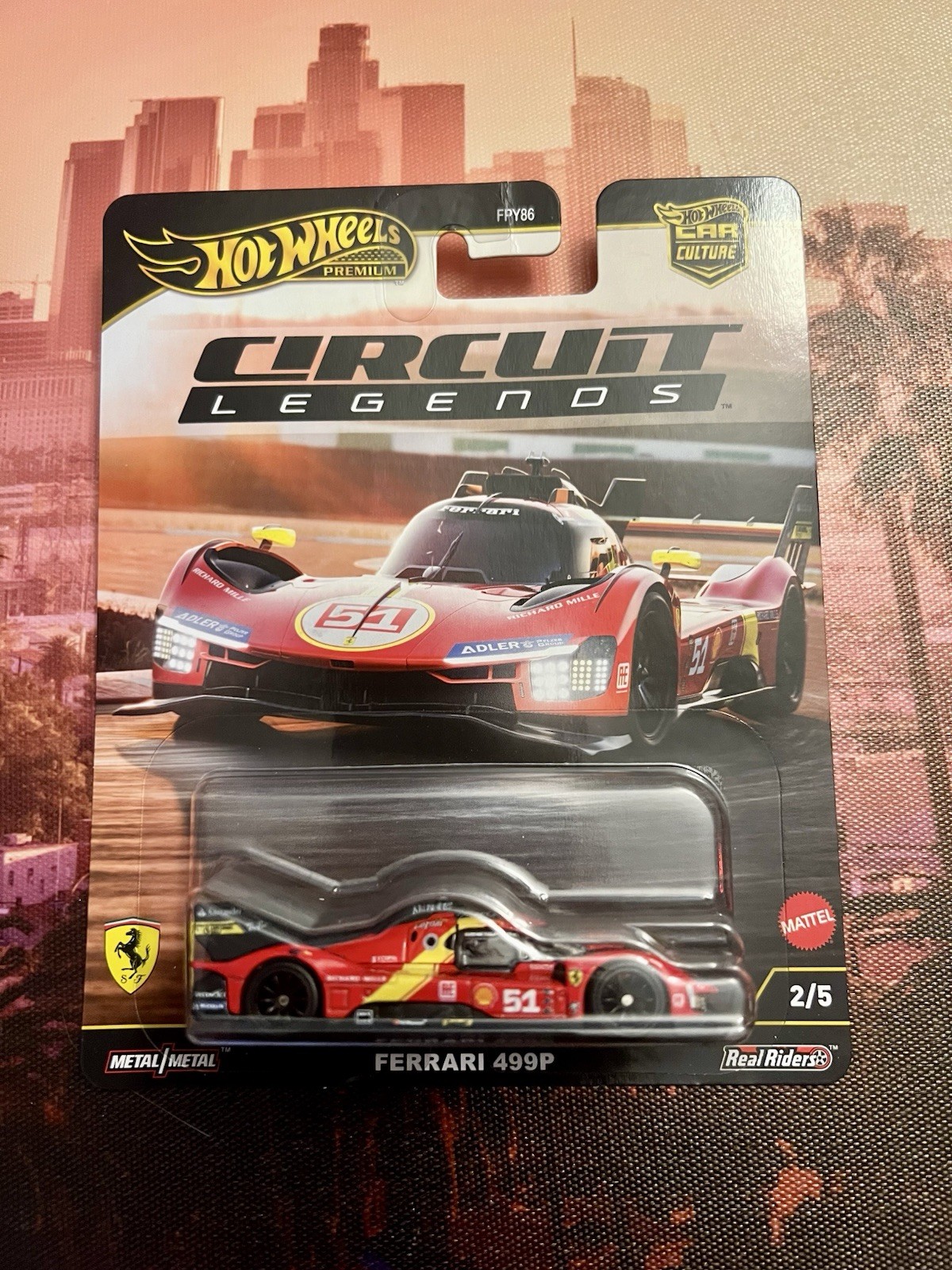 Hot Wheels Premium Car Culture Circuit Legends JBK49 FERRARI 499P Scale 1 64