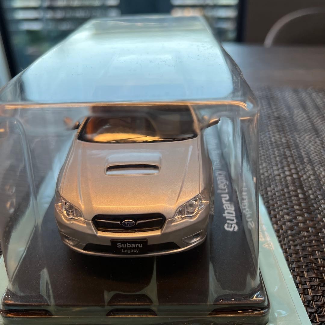 Subaru Legacy Touring Wagon 2003 1/24 Scale Model Silver Not specified