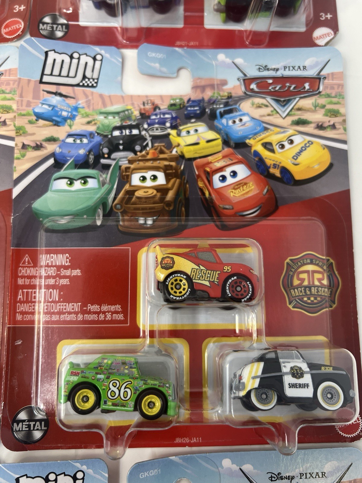 Disney Cars Mini Racers Lot – 9 Packs Of 3 – Rescue Racers – New/Sealed – Read