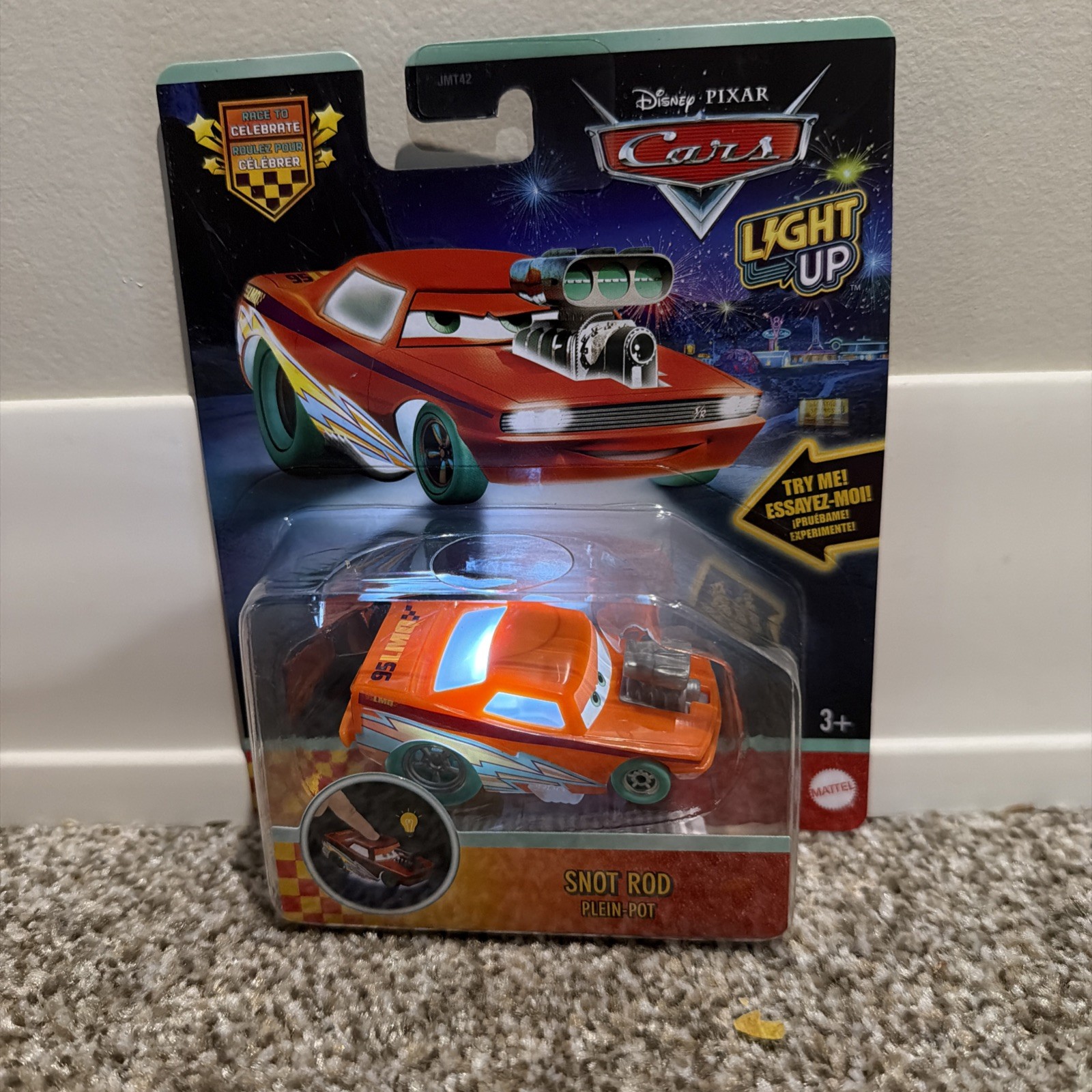 2026 Disney Pixar Cars Light-Up Complete Set of 6 McQueen, Mater, Sally And More