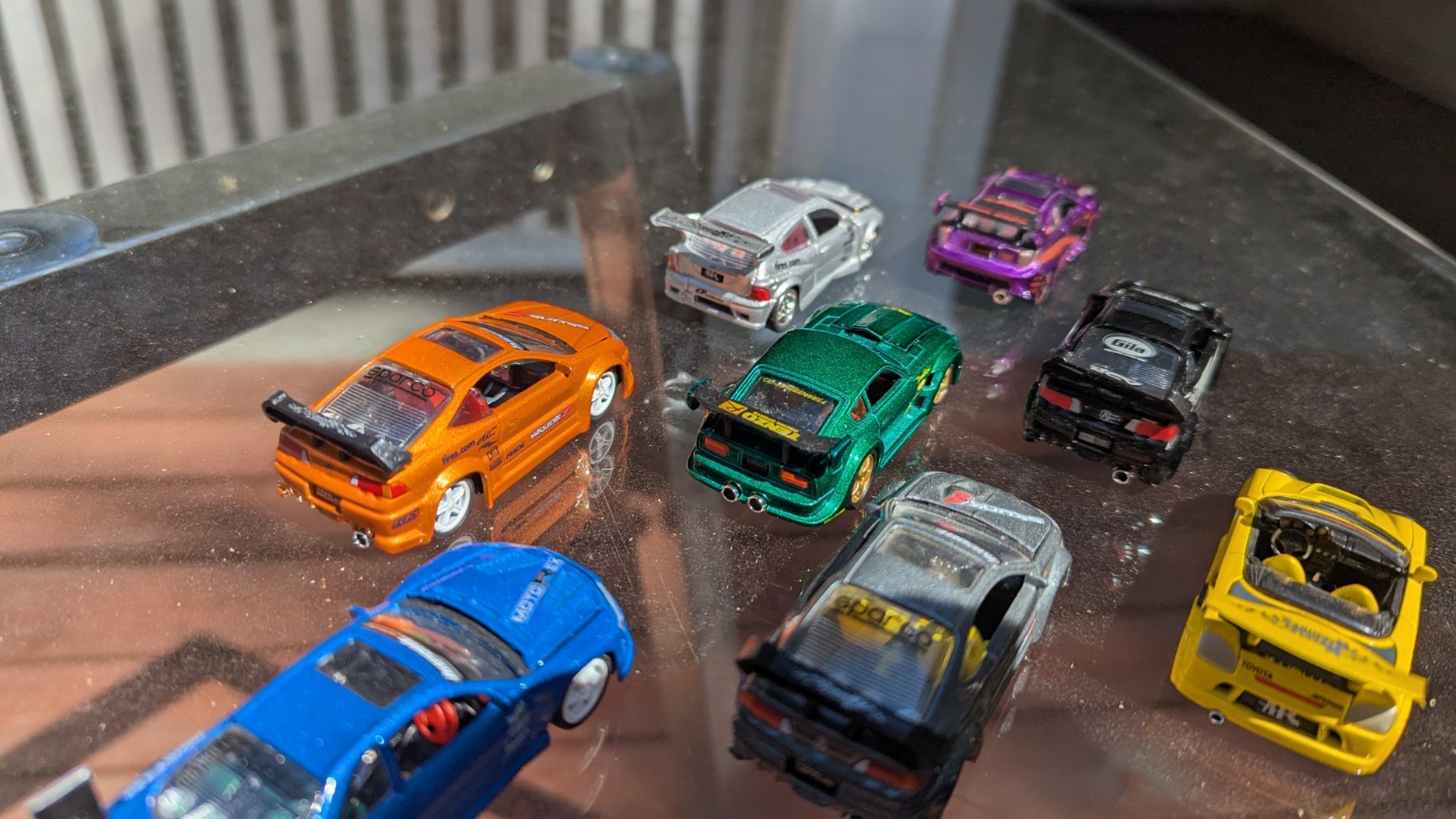 Lot of Import Tuners 1:64 Nissan Honda Toyota Ford Acura Subaru