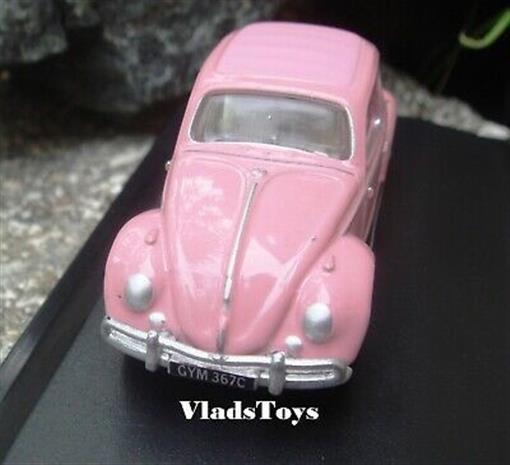 Oxford 1/76 VW Volkswagen Beetle Pink (United Kingdom registration) 76VWB011UK