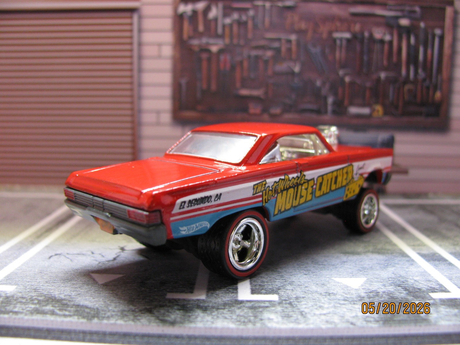 2025 Hot Wheels ’65 Mercury Comet Cyclone Gasser, w/Real Riders Wheel Swap