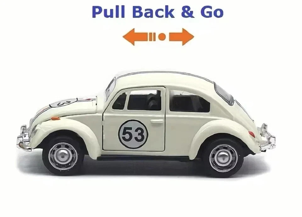 1:32 Volkswagen Beetle Alloy Car Diecasts Metal Classic Toy Model with Pull Back