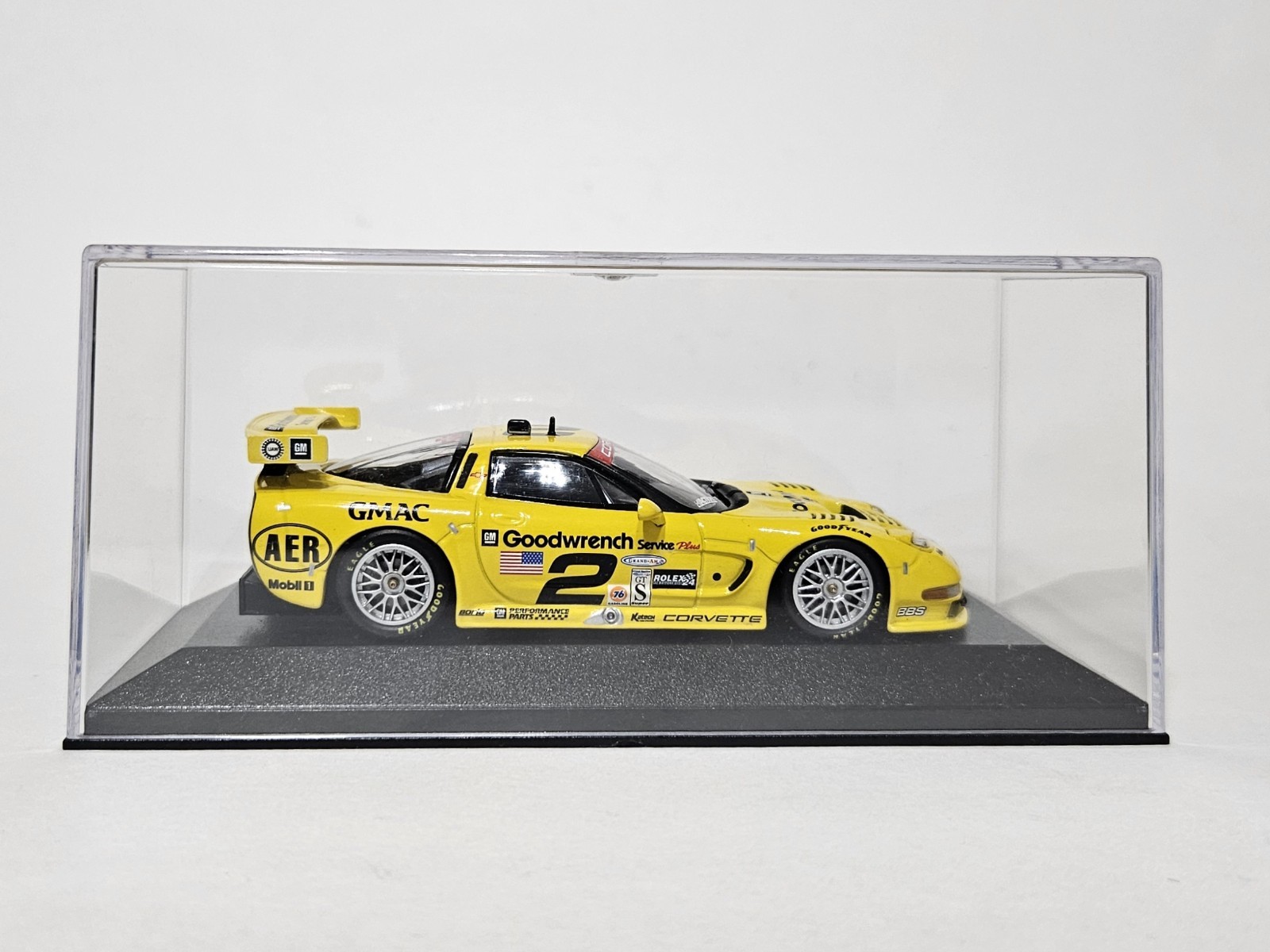 2001 CORVETTE C5-R #2 DAYTONA 24hrs WIN 1:43 ACTION Diecast C5R (1 of 3,312pcs)