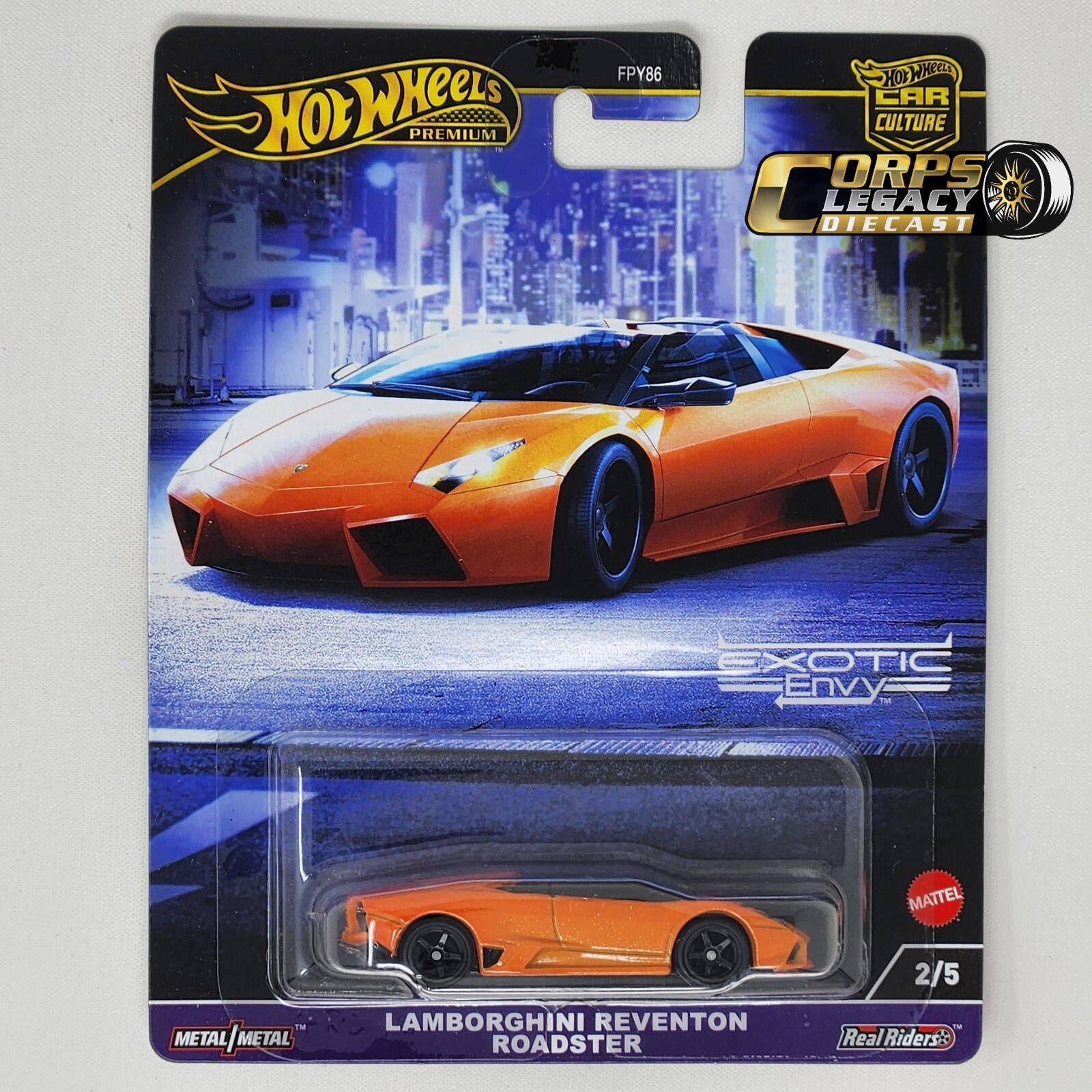 Hot Wheels Car Culture Exotic Envy Premium [5 Car Set] 2024 G Case Mix 7