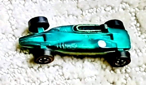 1969 HOT WHEELS SHELBY REDLINE DARK GREEN