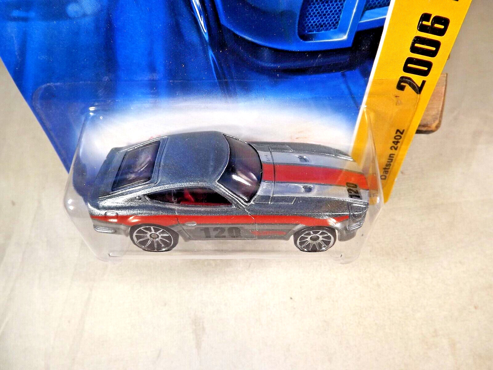 2006 Hot Wheels KMART #36 New Models 36/38 DATSUN 240Z Gray w/Chrome 10 Spokes