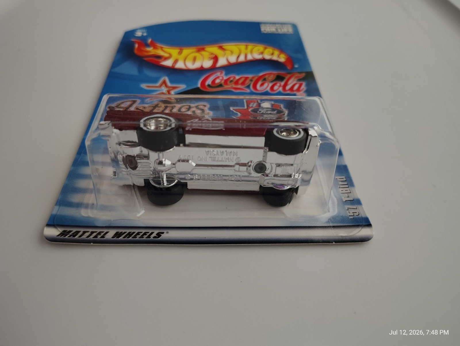 Hot Wheels – Lot of 3 – MLB Astros – Mustang + 3-Window 34 Ford + 57 T-Bird