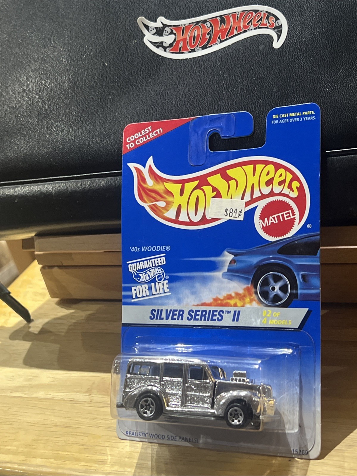 Hot Wheels 1940’s Ford Woodie Wagon. Rare,VHTF! ’96 Silver Series II #2 of 4.