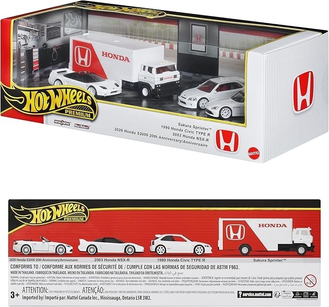 Mattel Hot Wheels JBM08 2025 Collector Set Honda Type R Heritage Mini Car New
