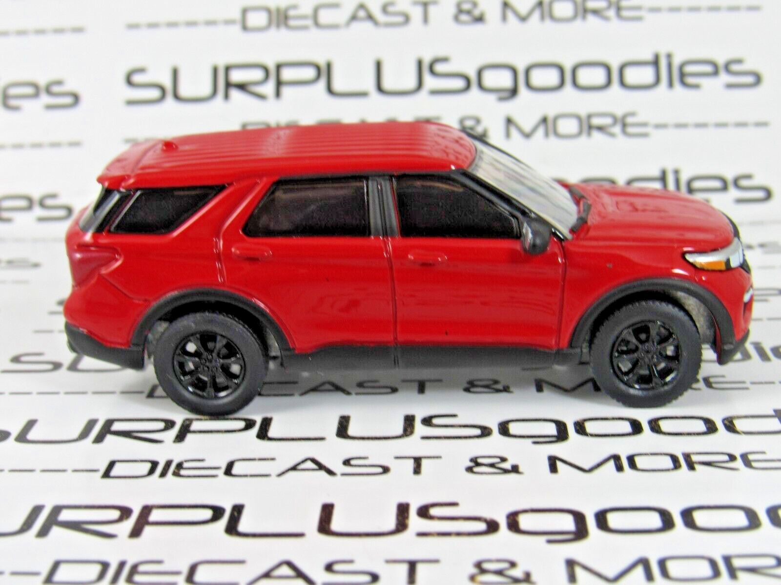 2023 Greenlight 1:64 LOOSE Showroom Floor R4: Red 2023 FORD EXPLORER ST SUV