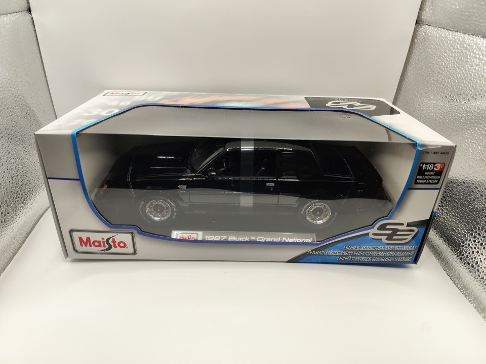 Maisto 1:18 1987 Buick Grand National Black Costco Special Edition New Sealed 🔥