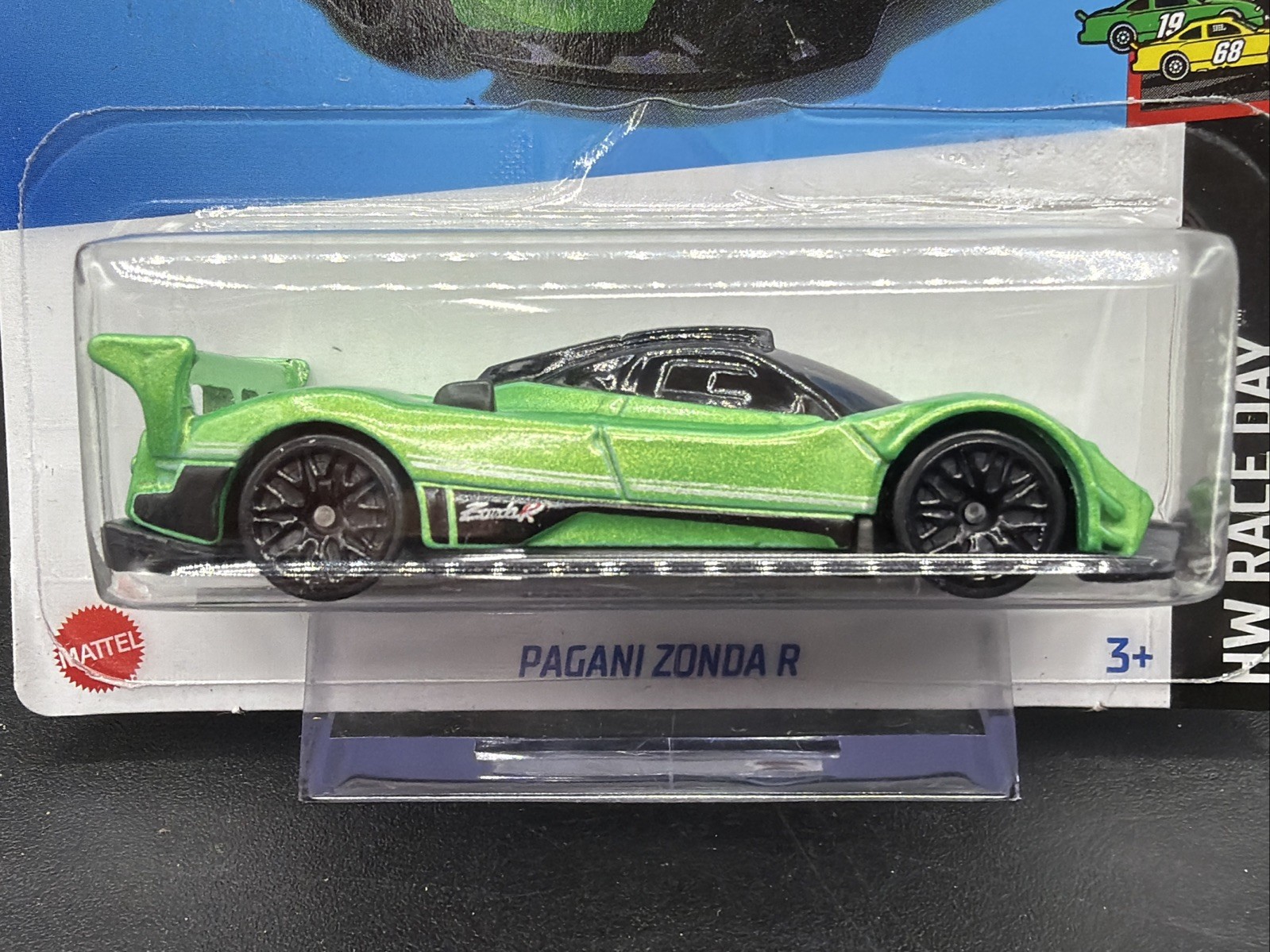 🔥🔥2024 Hot Wheels Kroger Exclusive GREEN PAGANI ZONDA R 99/250 HW Race Day🔥🔥