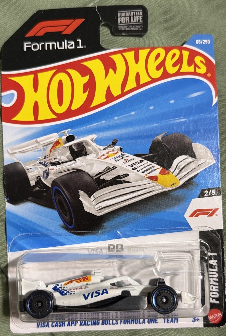 Hot Wheels Formula 1 2026 New Visa Cash App Racing Bulls Team 68/250 F1 One