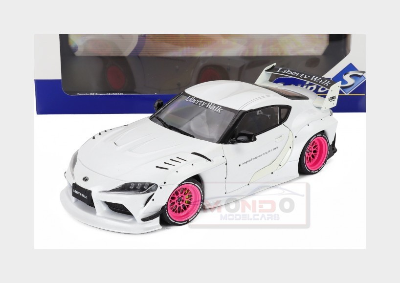 1:18 SOLIDO Toyota Gr Supra Liberty Walk Body Kit Coupe 2025 White Met SL1815502