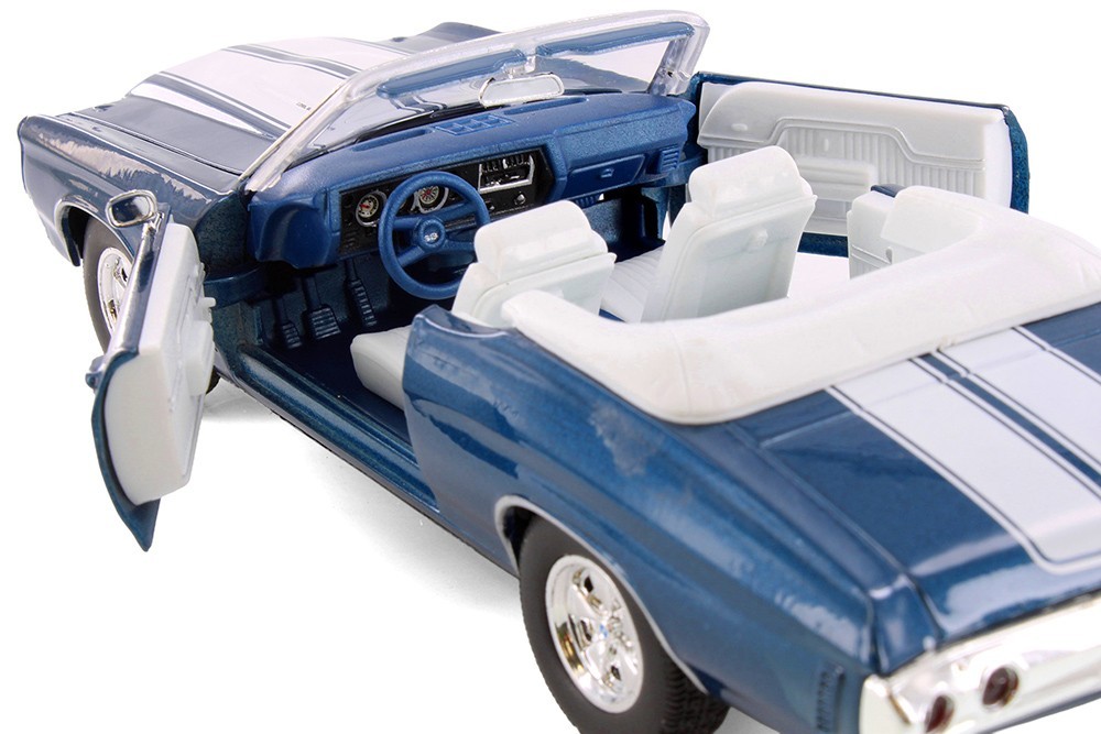 1971 Chevrolet Chevelle SS 454 1/24 Scale Diecast Model by Welly – BLUE