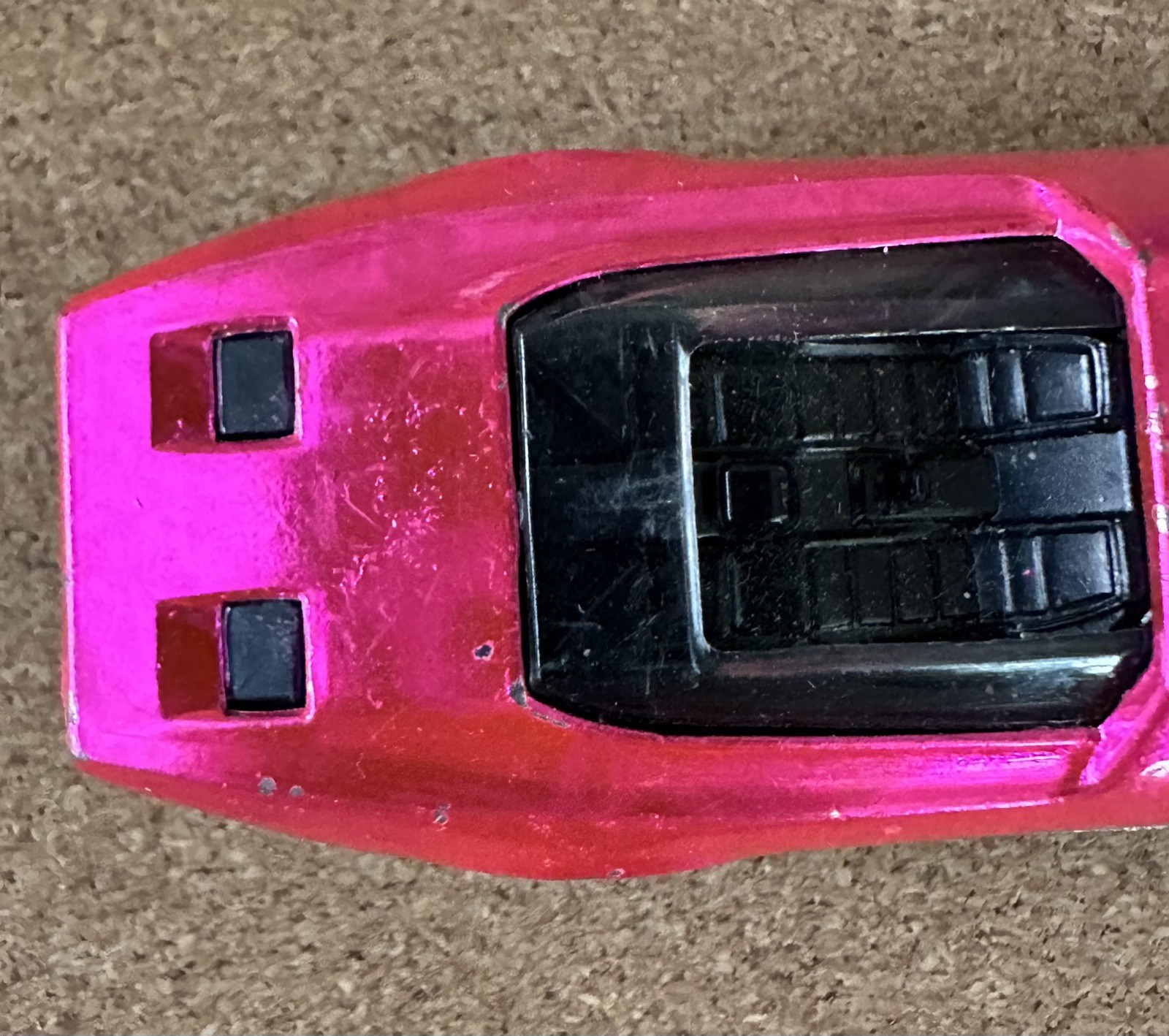 1970 Hot Wheels Redline PEEPING BOMB U.S.A. Spectraflame Pink