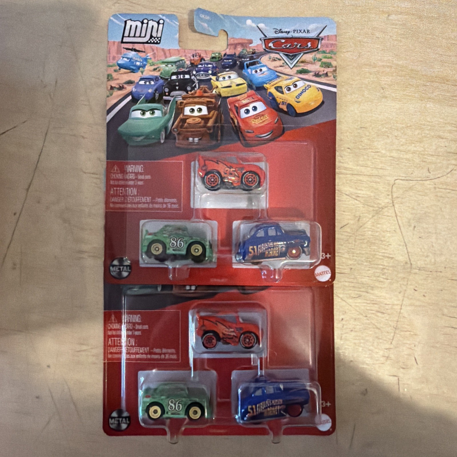 Disney Pixar Cars – Mini Racers 3 Pack (x6) – 2026 Case G