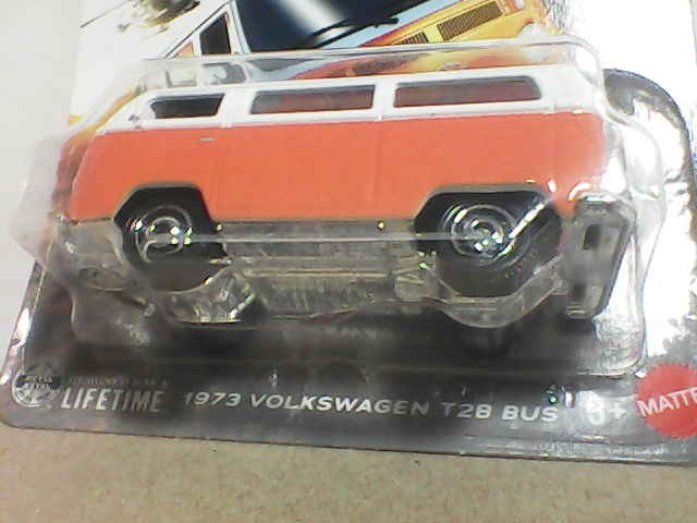2026 Matchbox The Movie 10/12 “1973 Volkswagen T2B Bus” White/Orange, Short Card