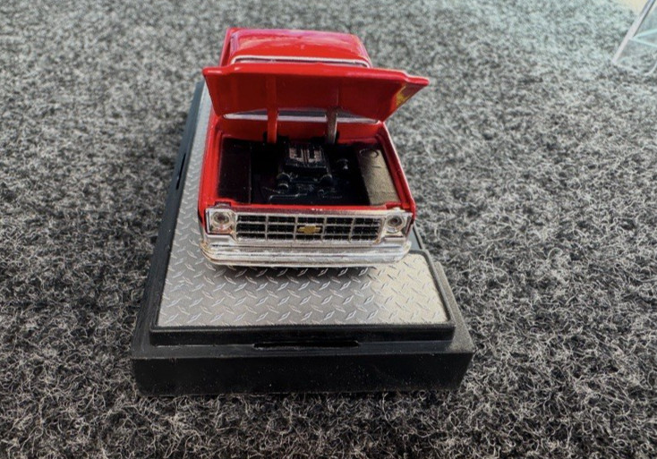 M2 MiJo 1979 Chevy Silverado Edelbrock Equipped Squarebody Red No Box 1/64th
