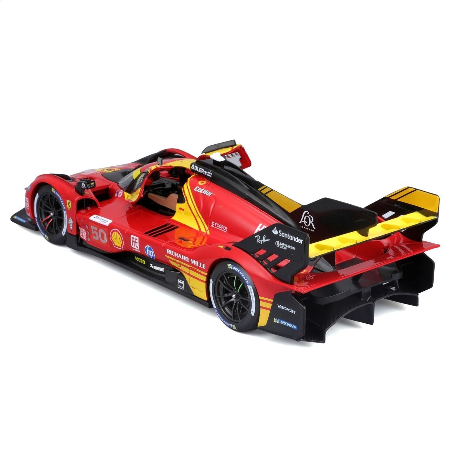 Bburago 1:18 Ferrari 499P 24H Le Mans Champion #50 2024 Red Model Car