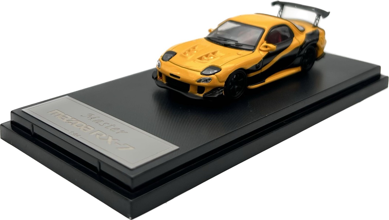 Master 1:64 Mazda RX-7 (Yellow/Black) Diecast Model Car