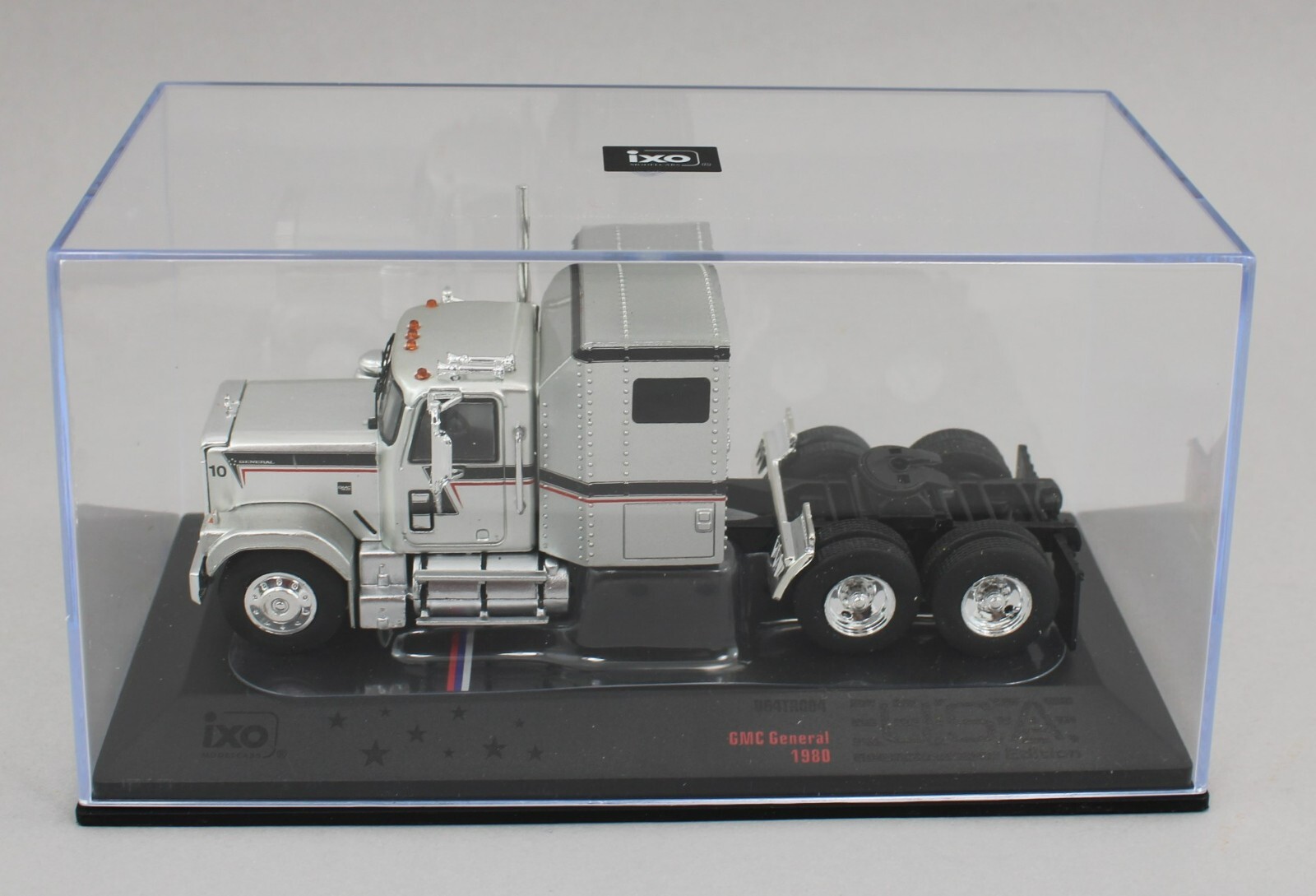 1:64 IXO Models *SILVER & BLACK* 1980 GMC General Semi Truck *NIB*