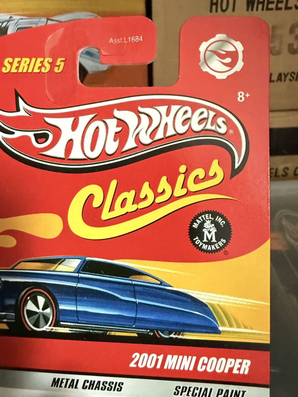 Hot Wheels Classics Series 5 2001 Mini Cooper, Gold, BP