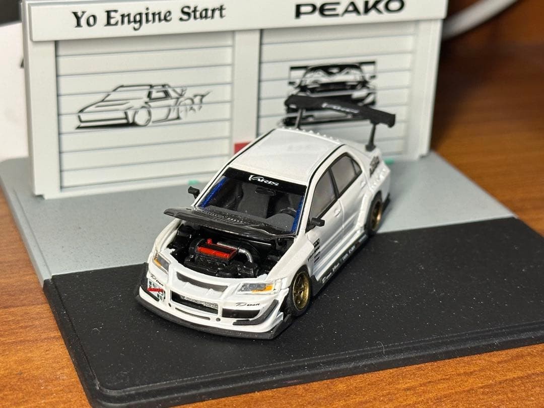Yes Peako 1/64 Mitsubishi Lancer Evolution Ix Varis White