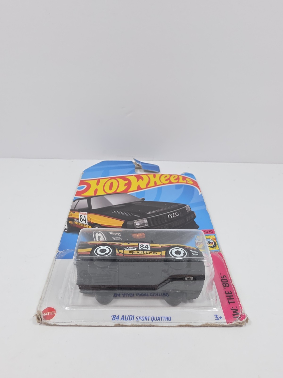2021 Hot Wheels ’84 Audi Sport Quattro 152/250 HW: The ’80s 9/10 *Damaged Card*