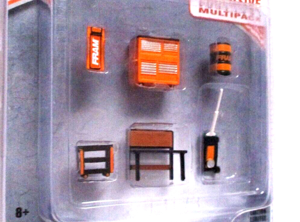 Greenlight Collectibles Exclusive FRAM Shop Tool Multipack 1:64 Limited Edition!