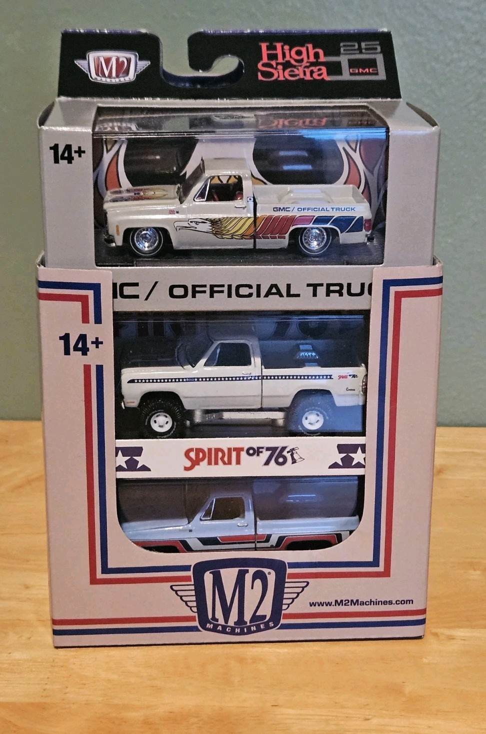 M2 Machines Spirit Of 76 Set of Six and Error Sleeve Chevy GMC Dodge New 2026