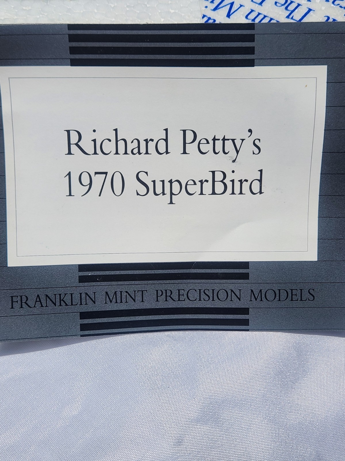 Franklin Mint Richard Petty 1/24 Diecast #43 1970 Plymouth Superbird New In Box