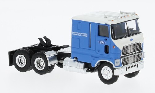BREKINA 1978 FORD CLT 9000 BLUE / WHITE HO 1/87 PLASTIC