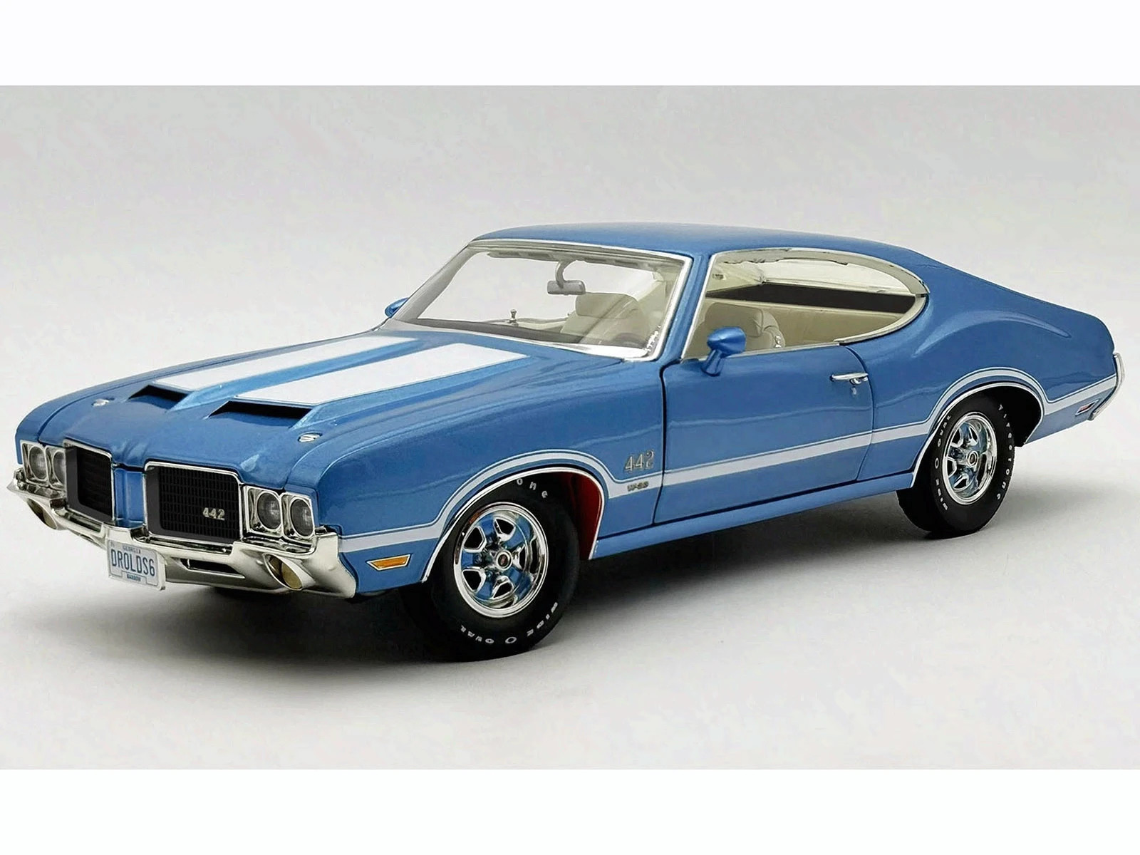 1971 442 W30 Viking Blue 1/18 Diecast Model Car Dr. 0lds #6 Limited 1 of 442 Rar