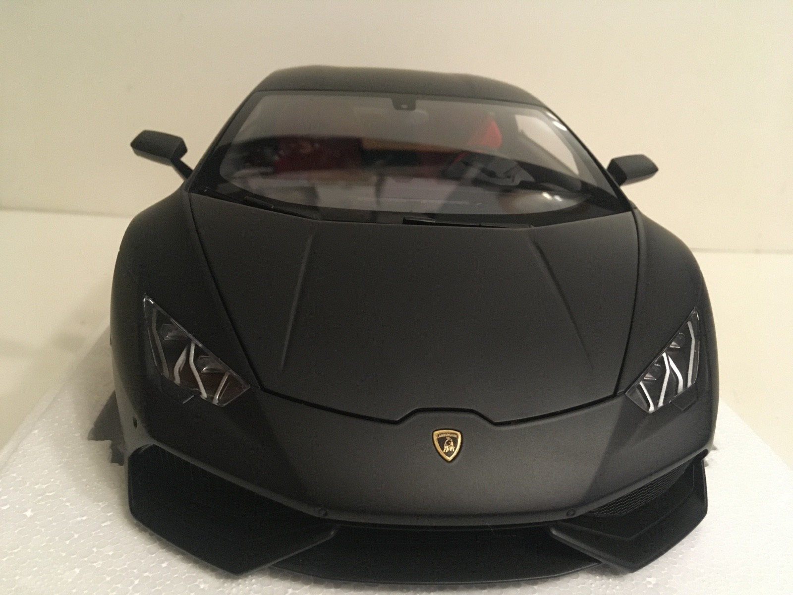 LAMBORGHINI HURACAN LP610-4 MATT BLACK 1/12 MODEL CAR BY AUTOART NEW IN BOX